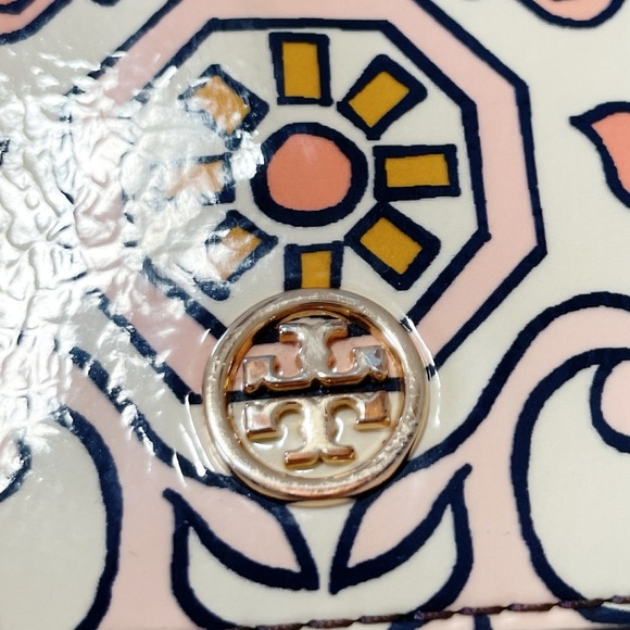 Tory Burch Hicks Garden Chain Wallet Crossbody Clutch - Picture 7 of 12